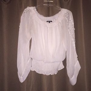 Halter or on the shoulder dress blouse. (Offers)